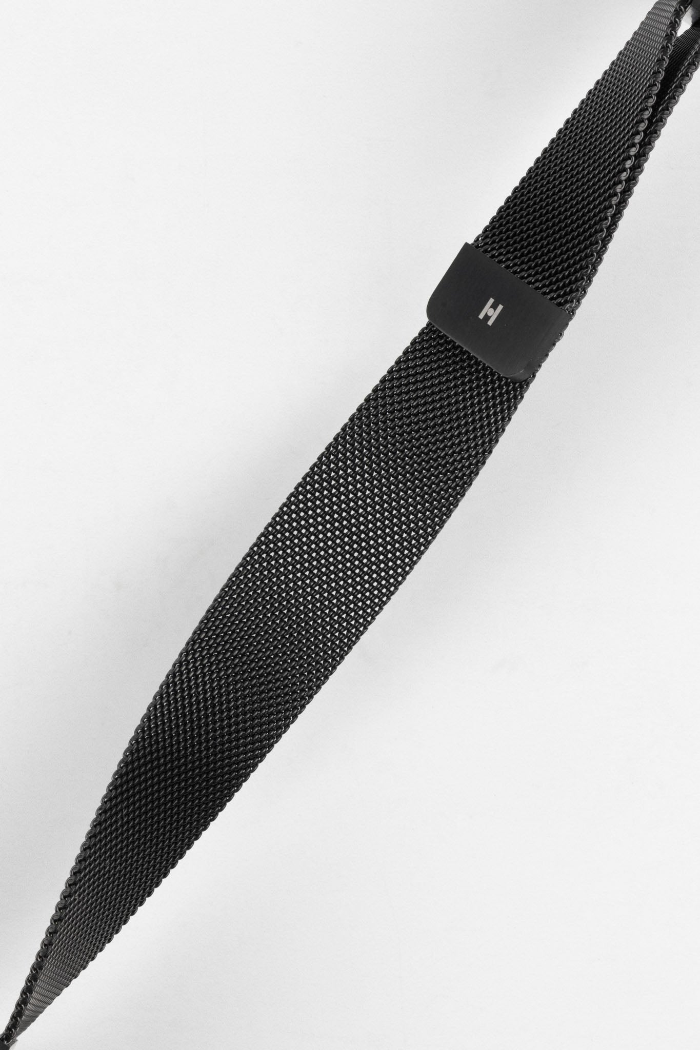 Hirsch MILANAISE Mesh Watch Band in BLACK