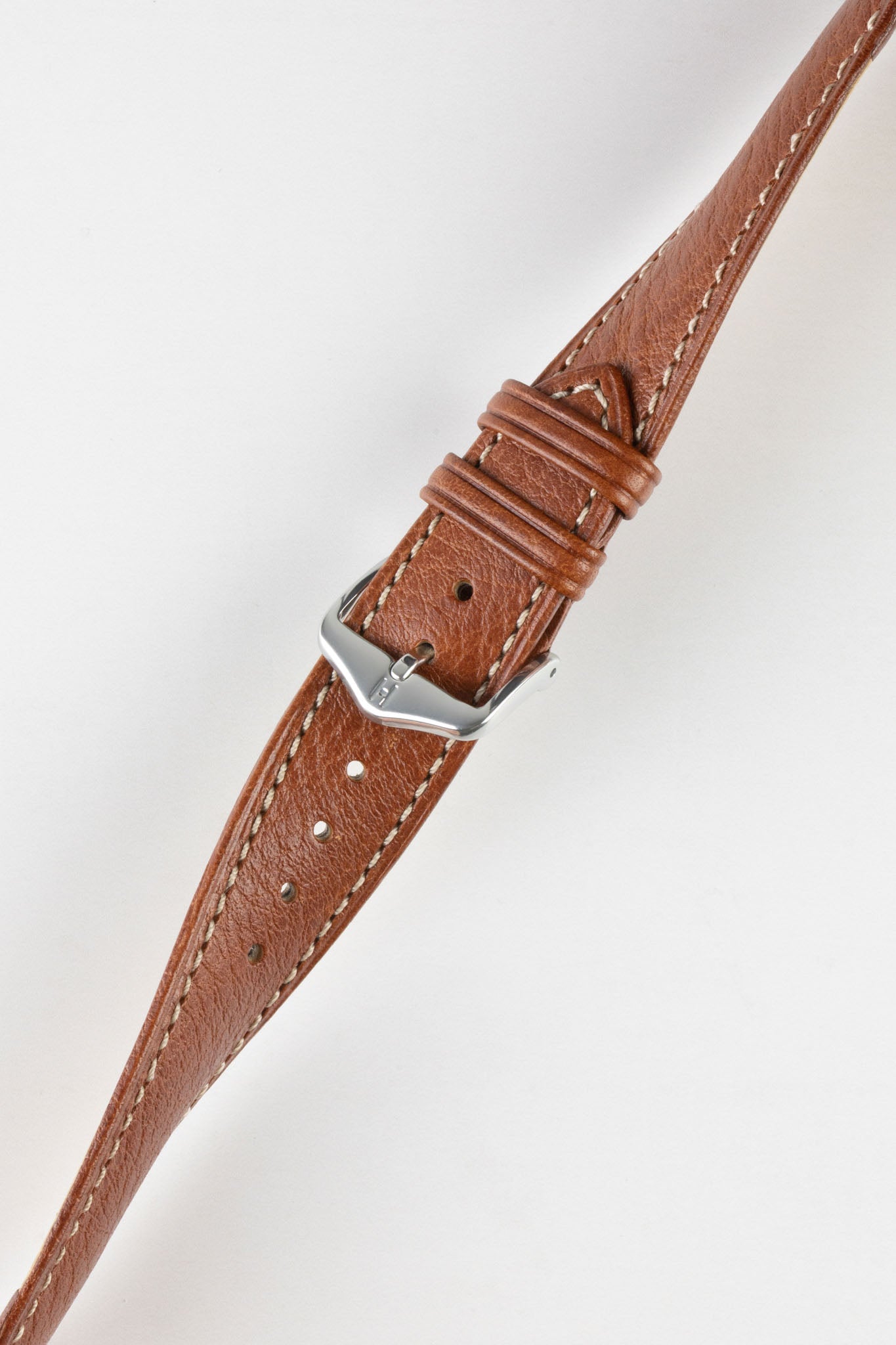 gold leather watch strap