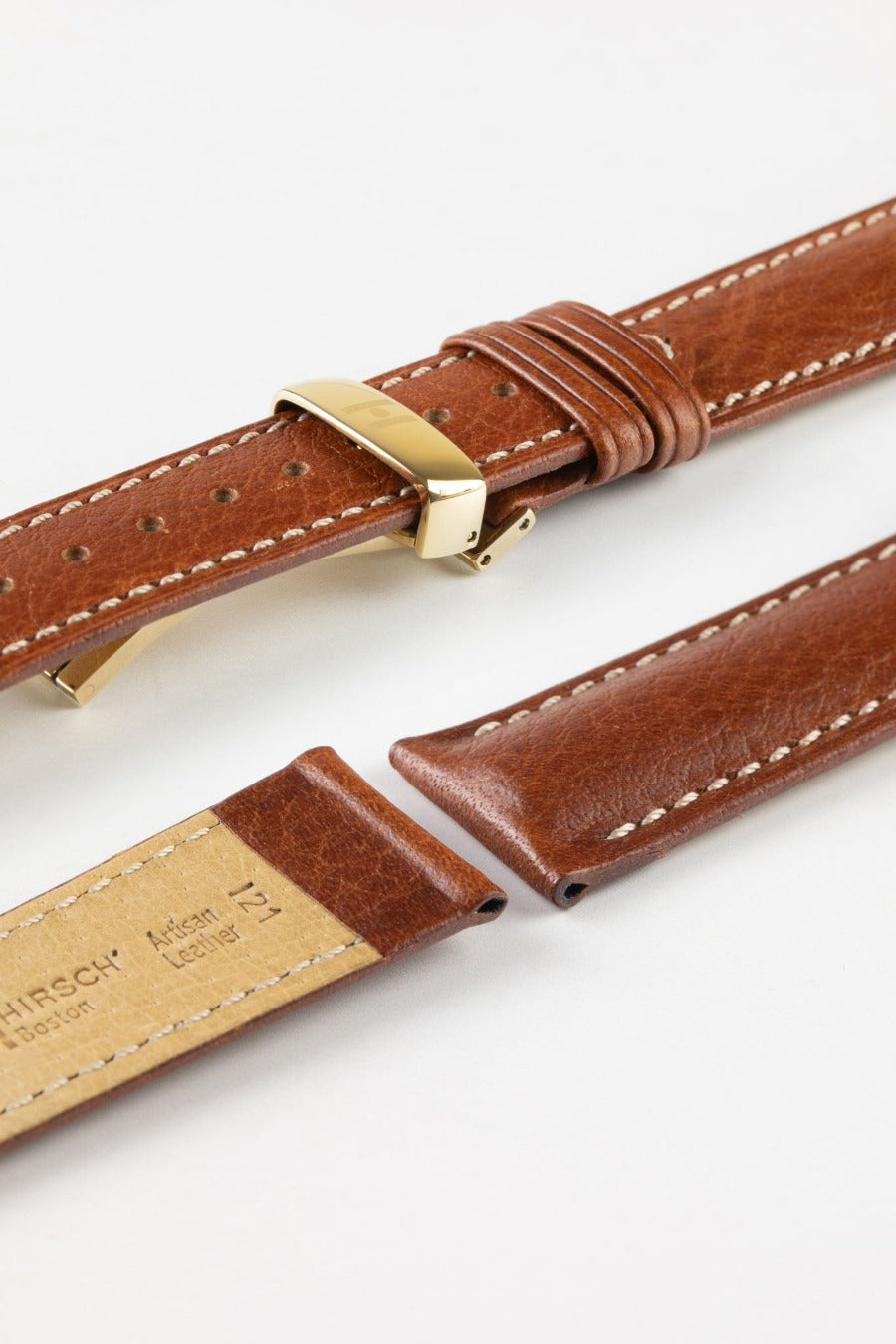 hirsch Buffalo watch strap