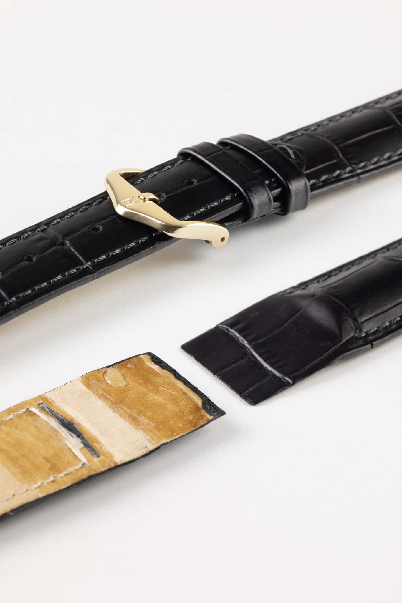 black open ended watch strap