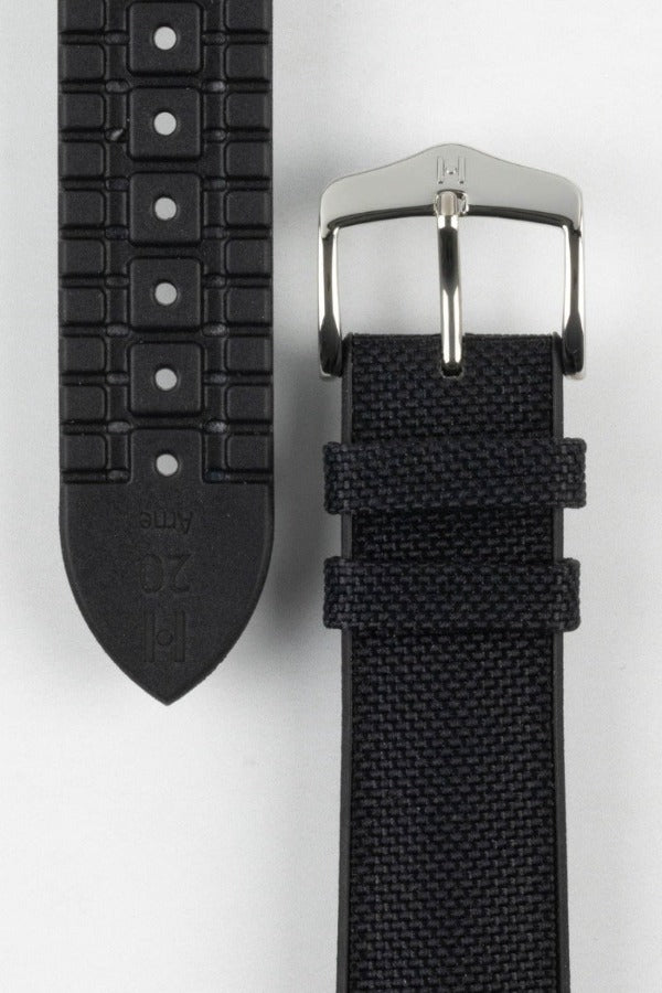 black sailcloth strap