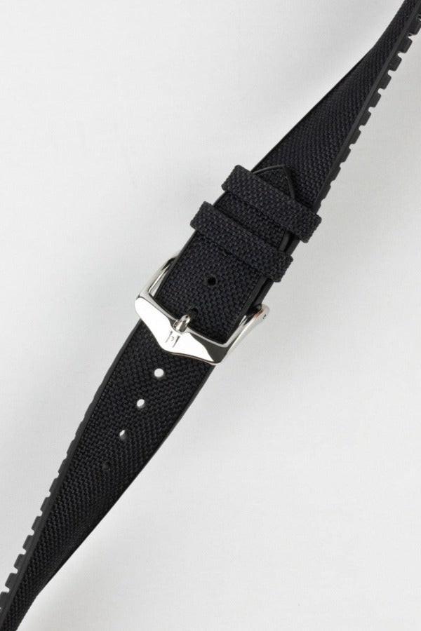 black sailcloth strap