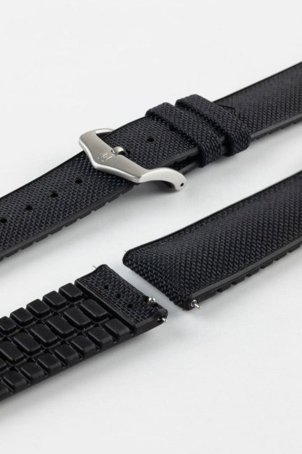 black sailcloth strap