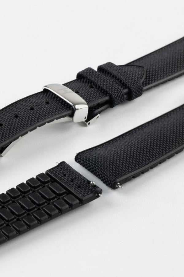 black sailcloth strap