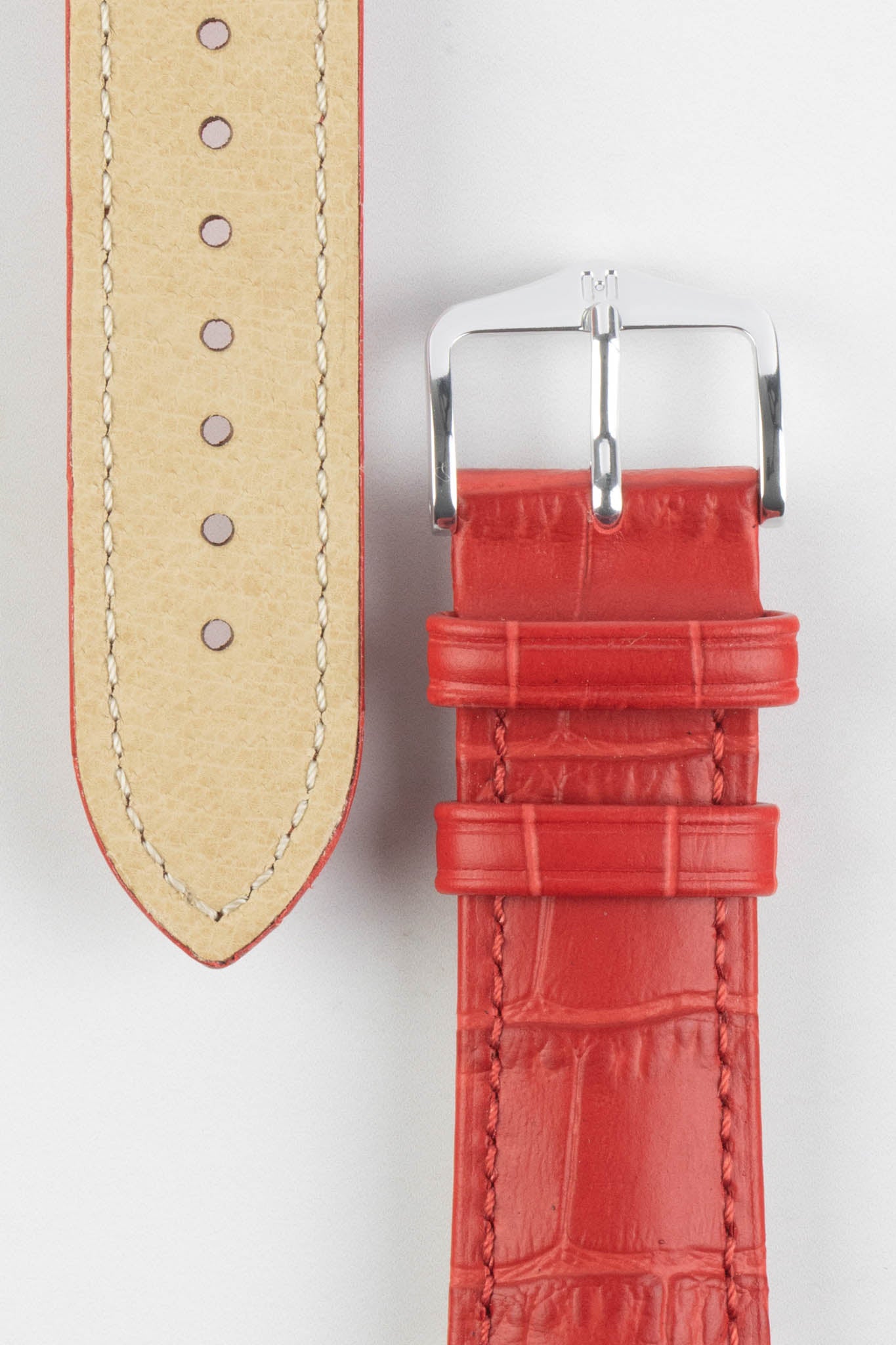 red leather strap