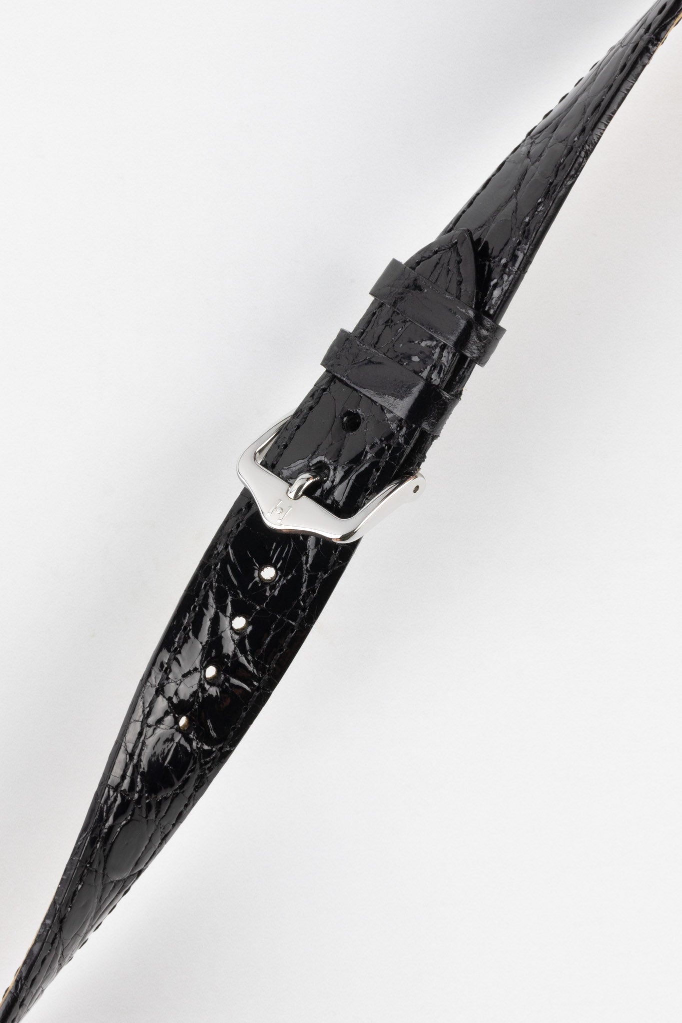 black crocodile watch strap 