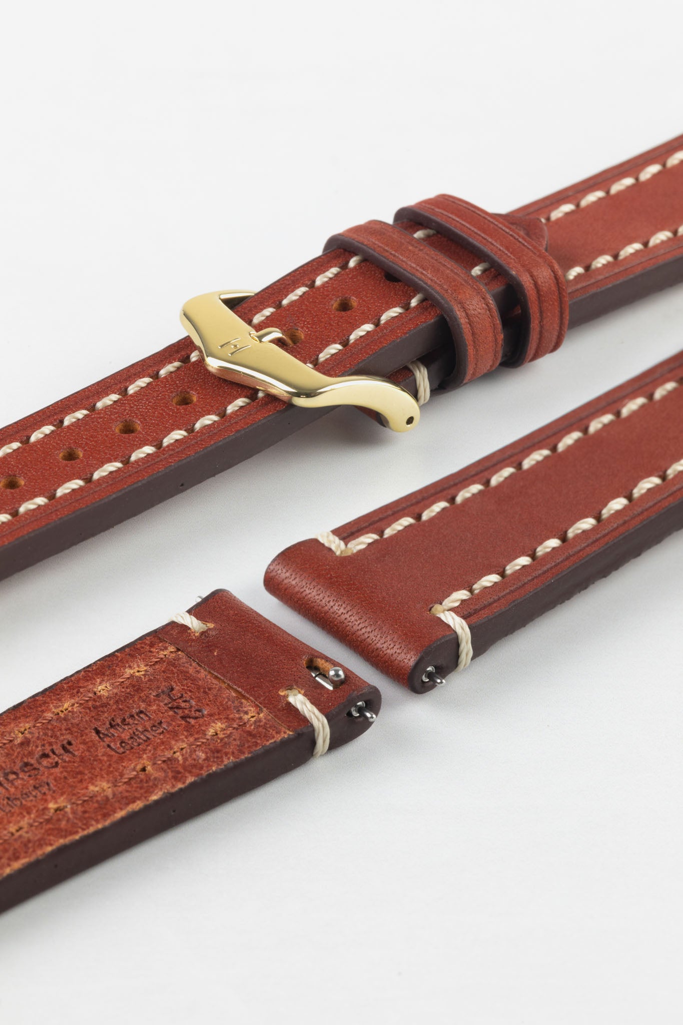 Hirsch Liberty Watch Strap in Golden Brown