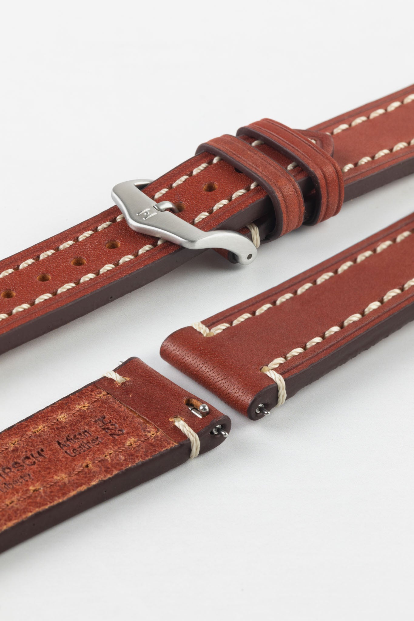 Hirsch Liberty Watch Strap in Golden Brown