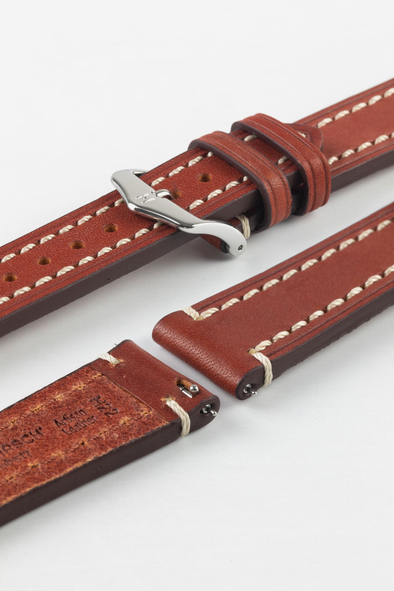 Hirsch Liberty Watch Strap in Golden Brown