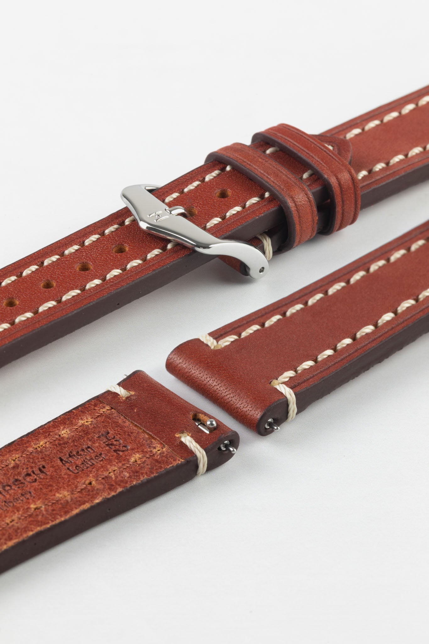 Hirsch Liberty Watch Strap in Golden Brown