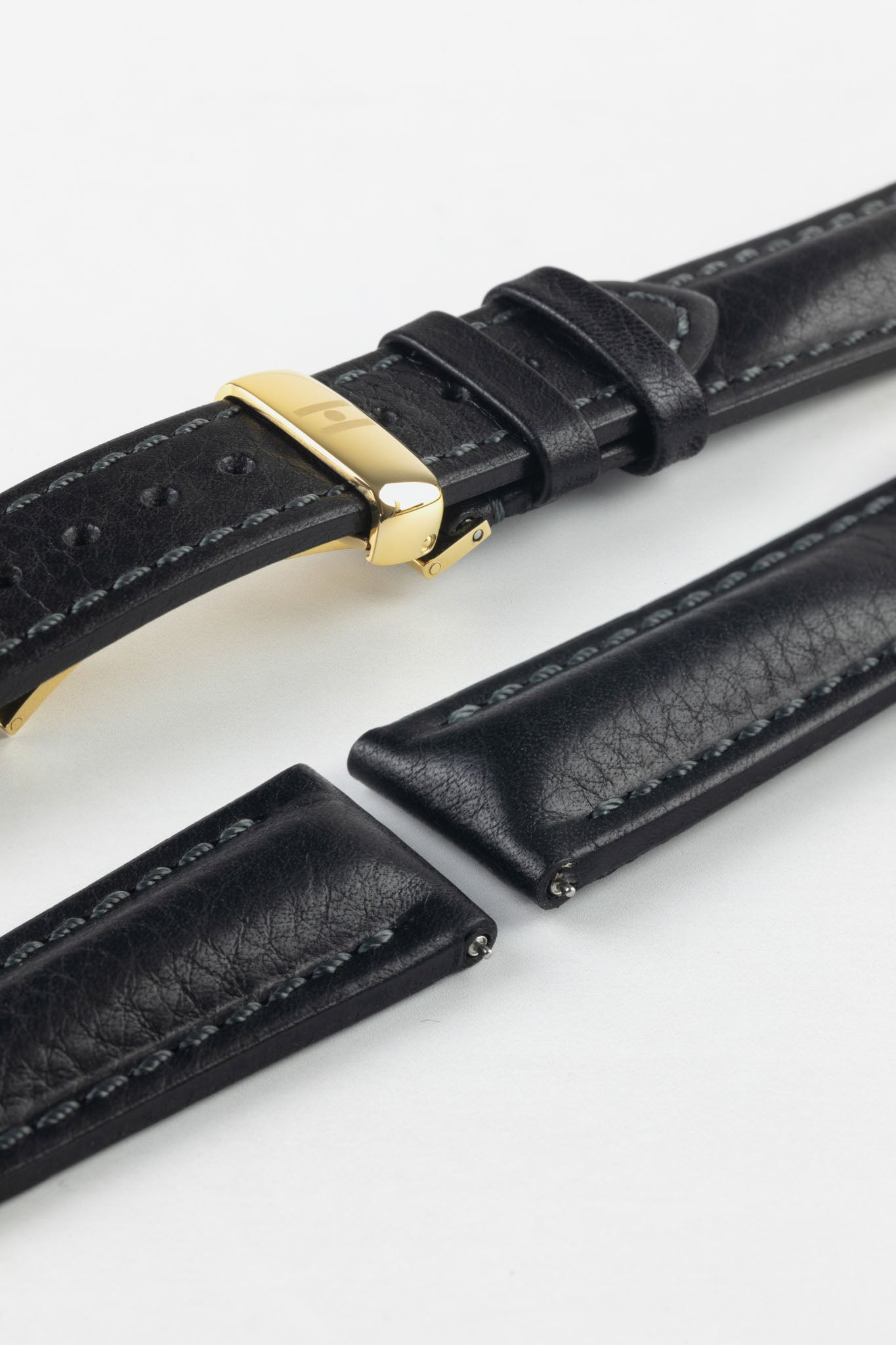 Hirsch Lucca Black Watch Strap