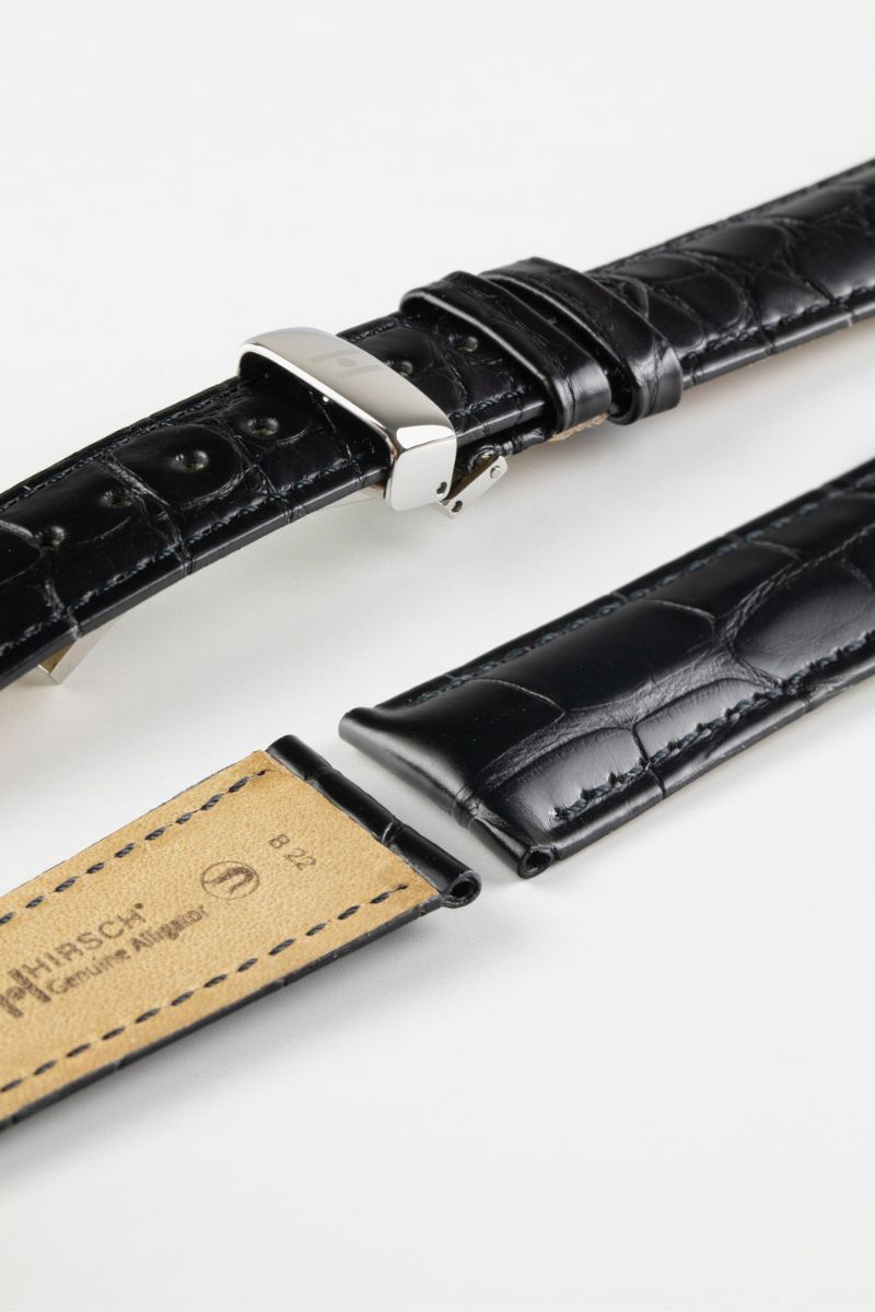 black alligator strap