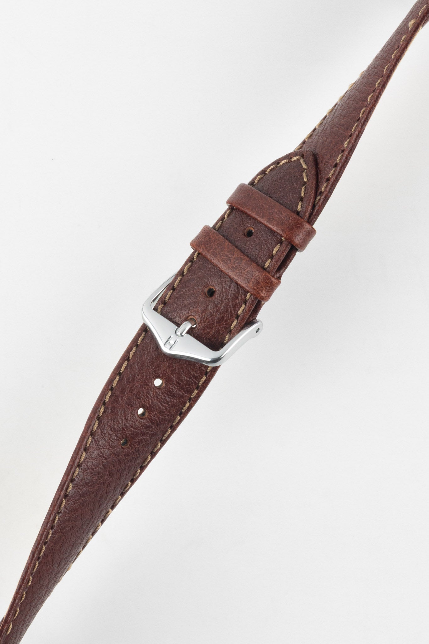 Hirsch FOREST Naturally Tanned Buffalo Watch Strap | BROWN – HS by