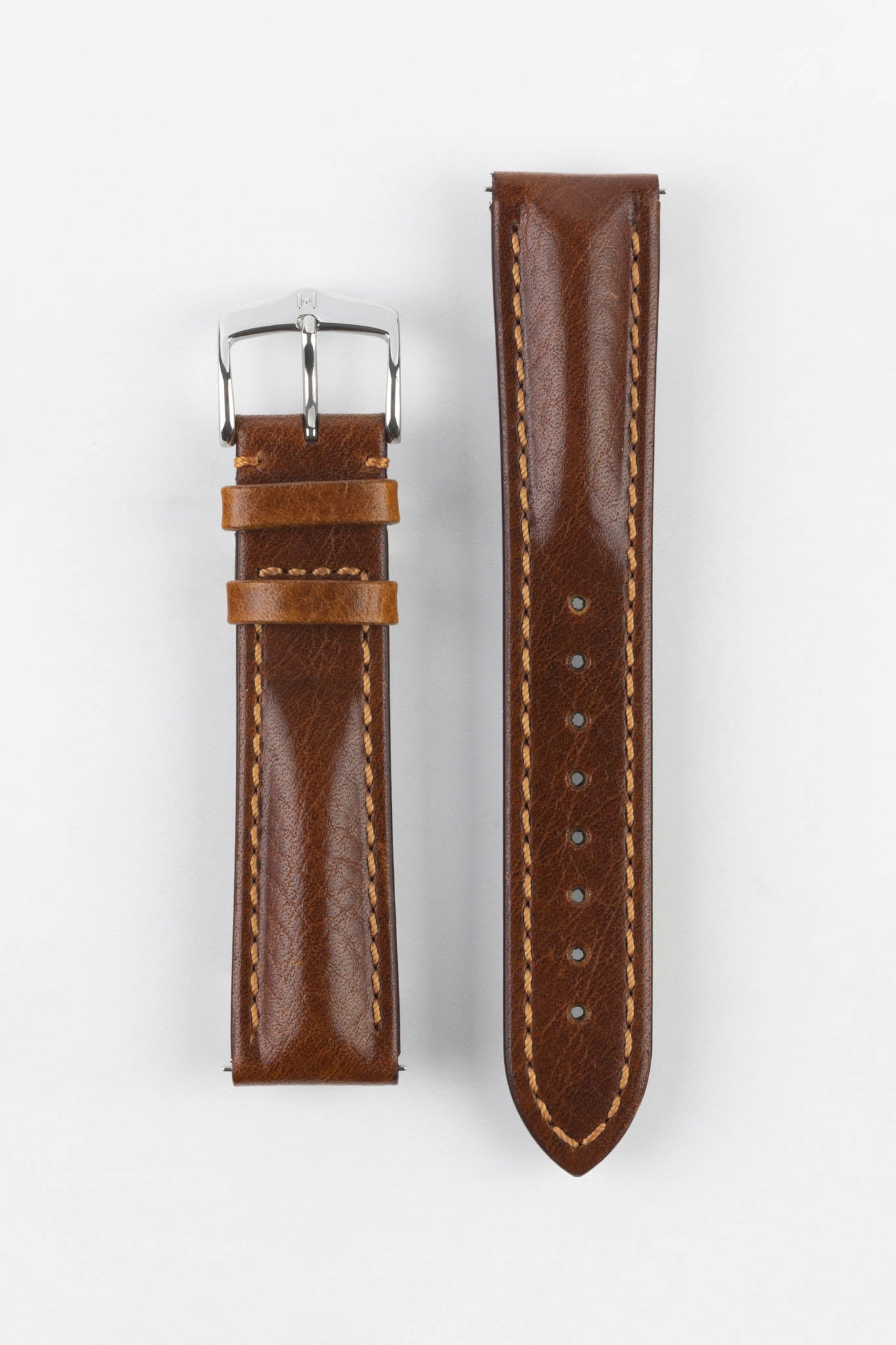 Hirsch Lucca | Gold Brown Watch Strap | HirschStraps UK – HS by