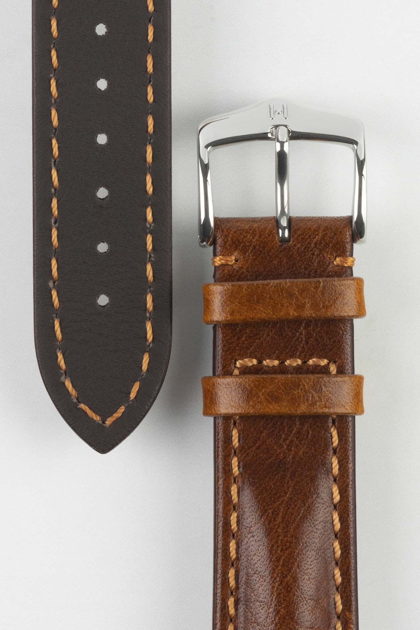 Hirsch Lucca | Gold Brown Watch Strap | HirschStraps UK – HS by