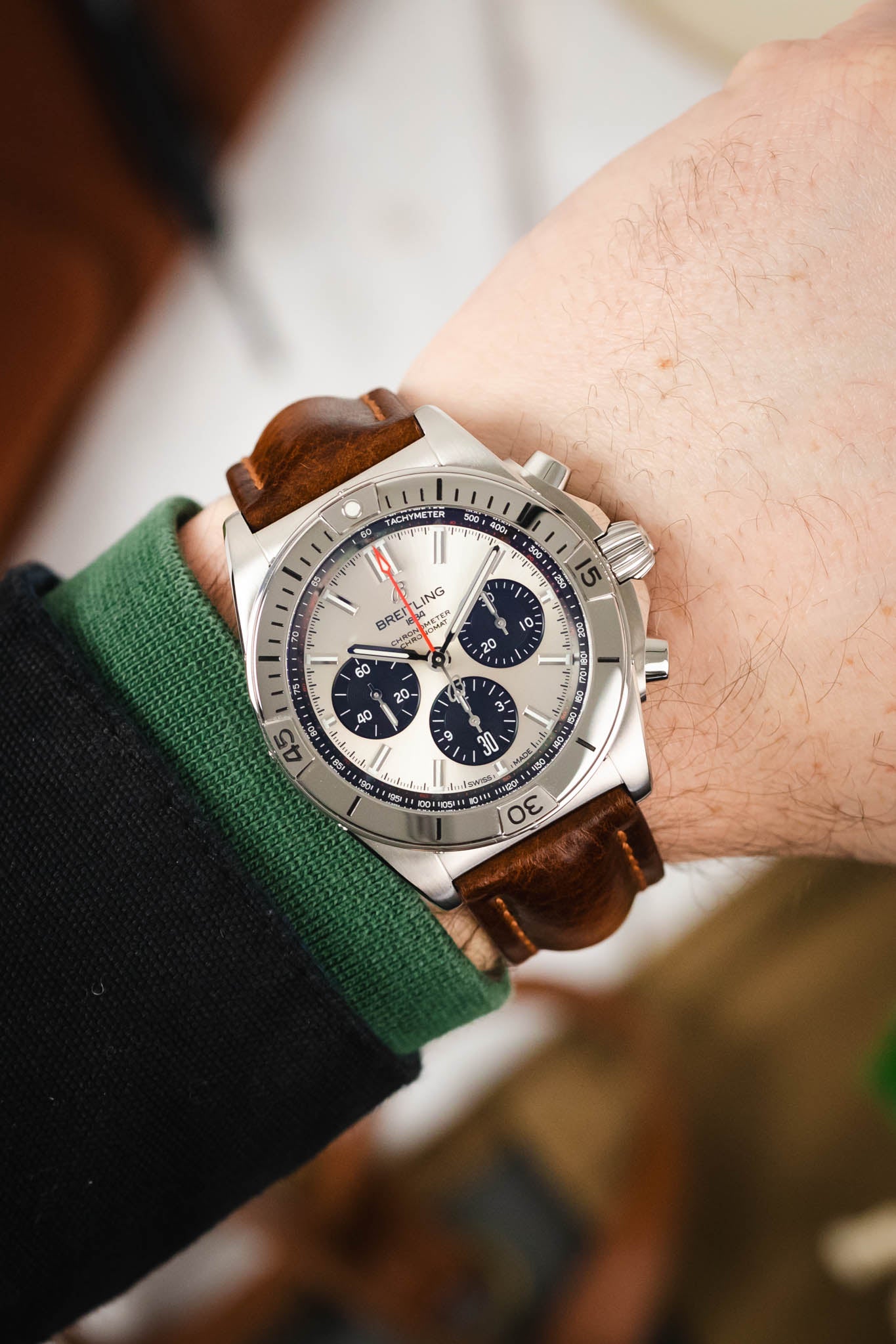 Hirsch LUCCA Tuscan Leather Watch Strap in GOLD BROWN