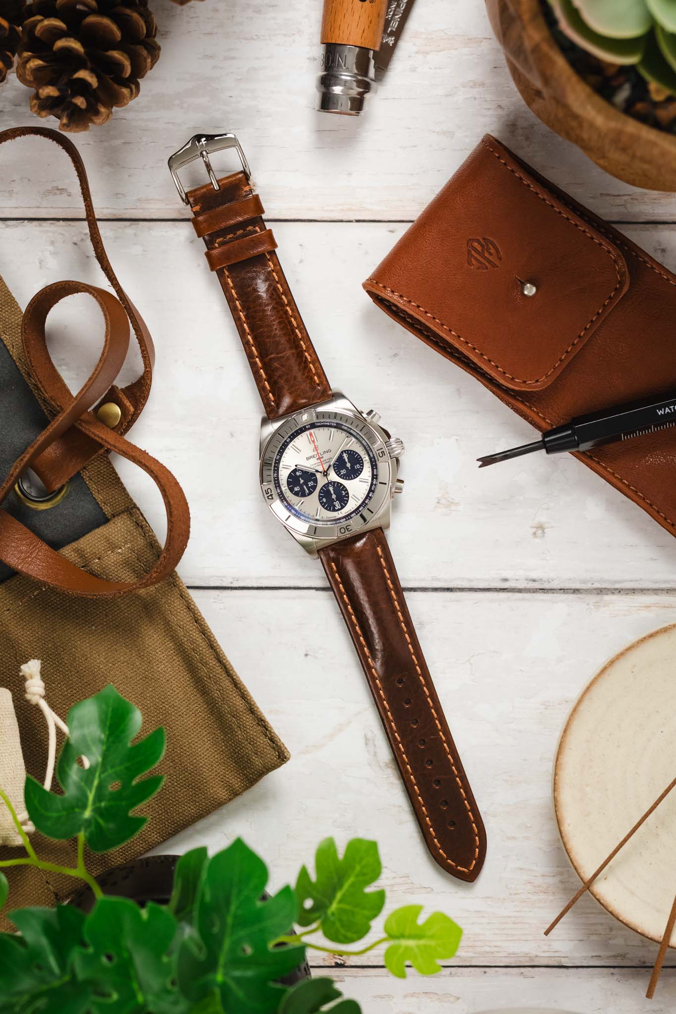 Hirsch Lucca | Gold Brown Watch Strap | HirschStraps UK – HS by