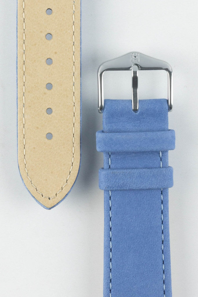 light blue leather watch strap 