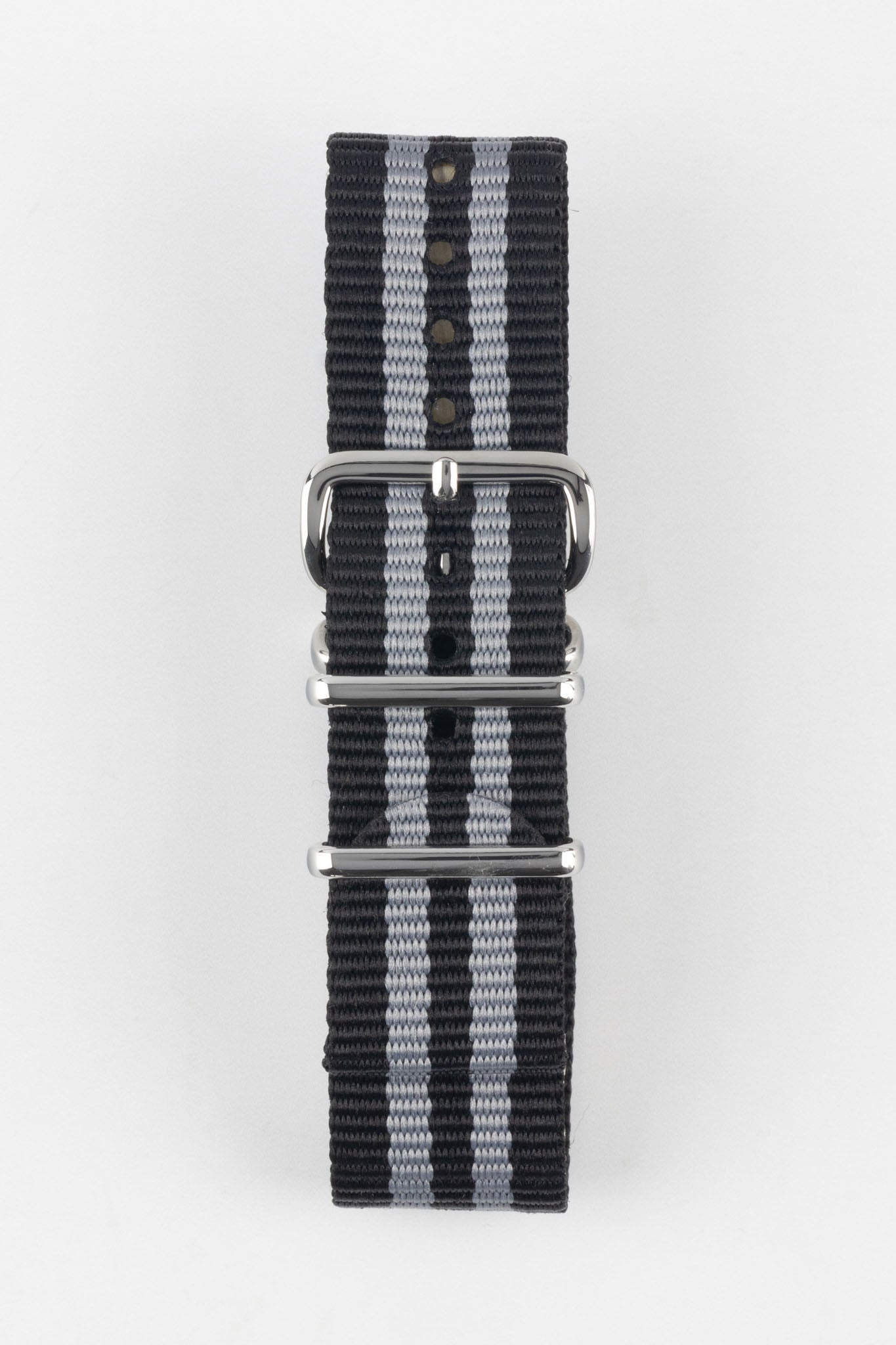 Black and Grey Nato Watch Strap  Hirsch Straps – HS by WatchObsession