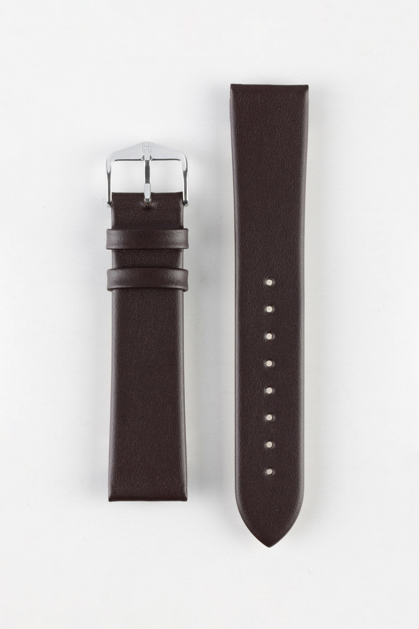 Hirsch TORONTO NQR Brown Watch strap - Calfskin Leather