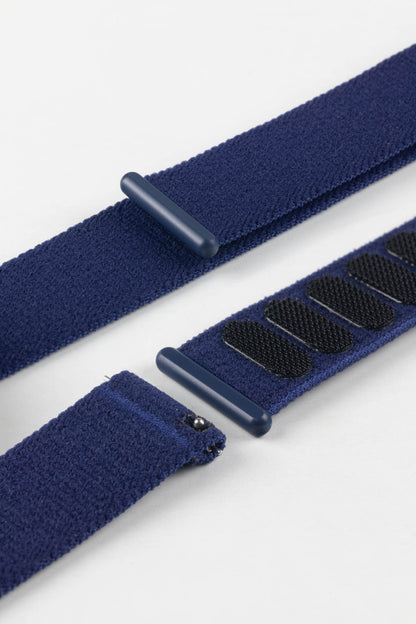 Hirsch VOCEM Fabric Watch Strap in BLUE