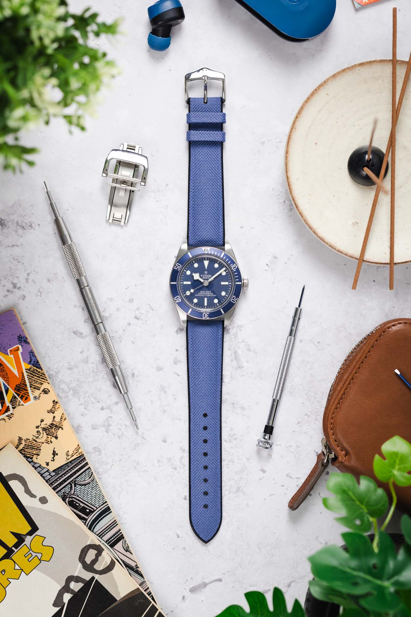 HIRSCH Arne アルネ グレー Mサイズ Hirsch ARNE Sailcloth Effect Performance Watch Straps