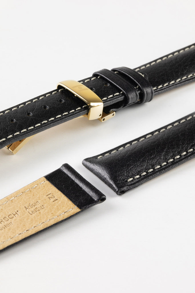 textured calfskin watch strap