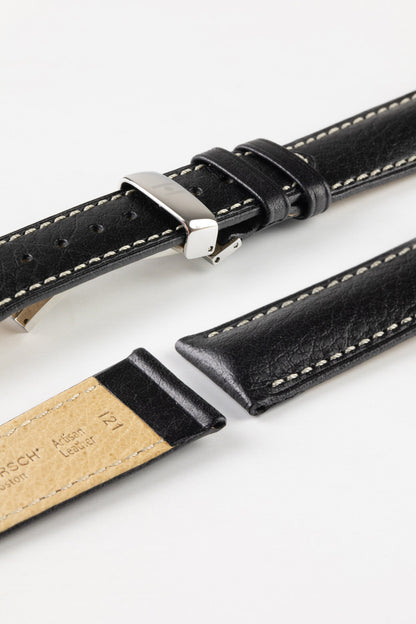 textured calfskin watch strap