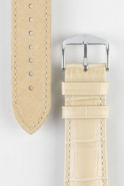 Hirsch duke strap in beige (buckle)