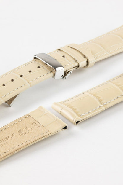 Hirsch duke strap in beige