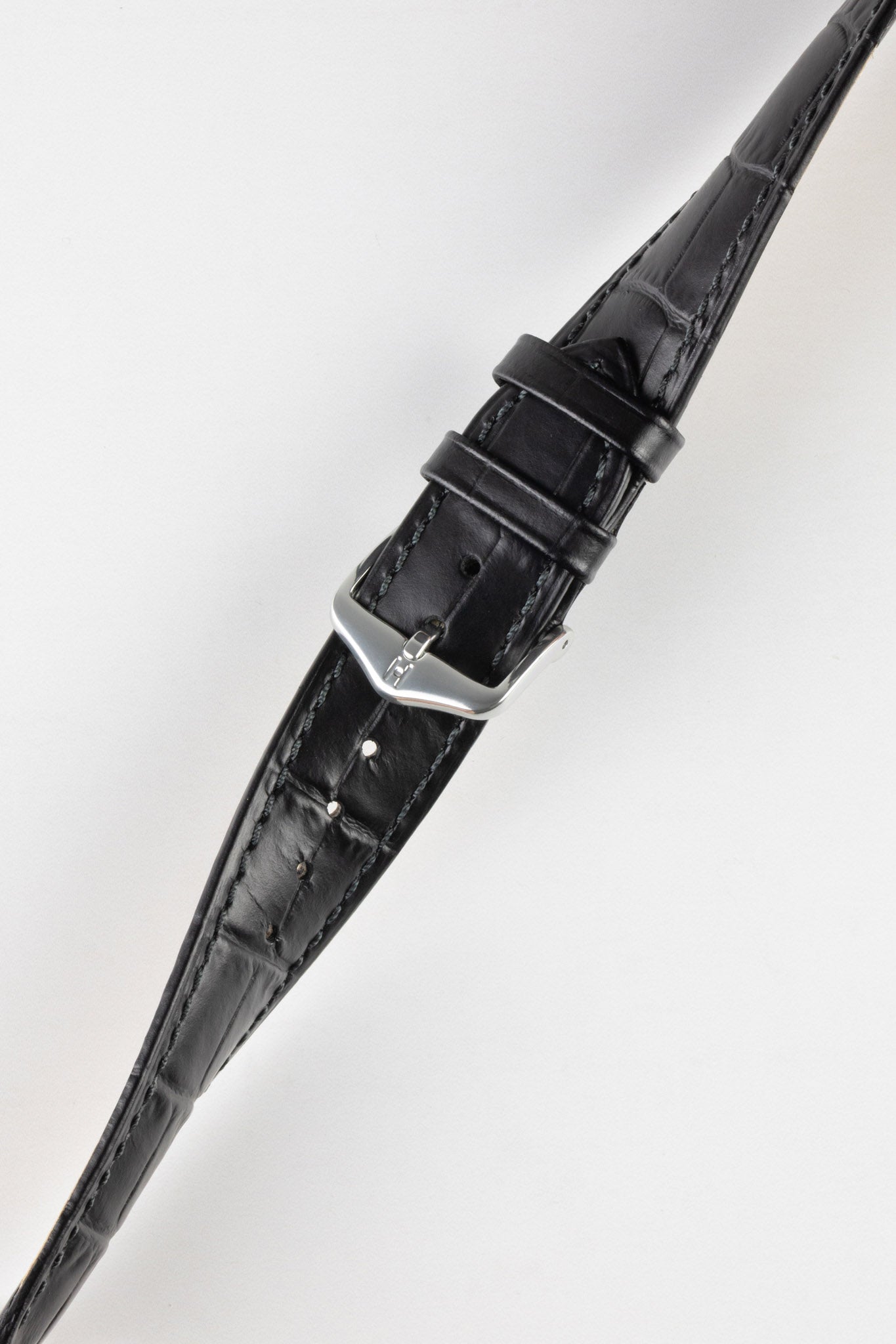 black open ended watch strap 