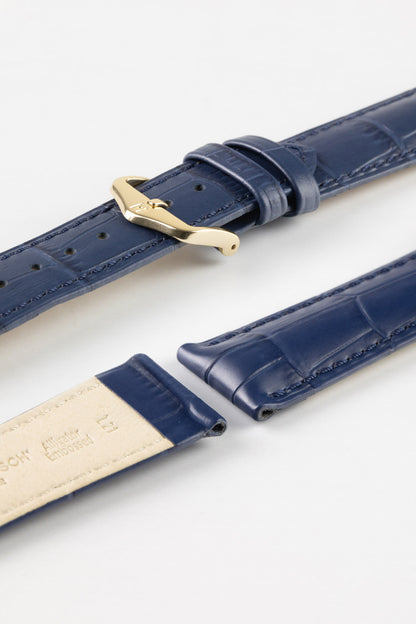 hirsch duke blue (gold buckle)