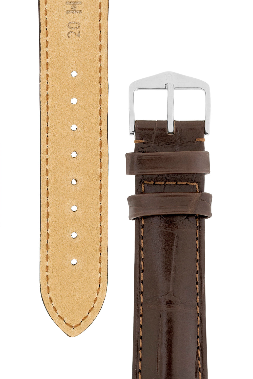 Dark Brown Alligator Watch Strap