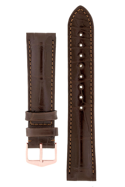 Dark Brown Alligator Watch Strap