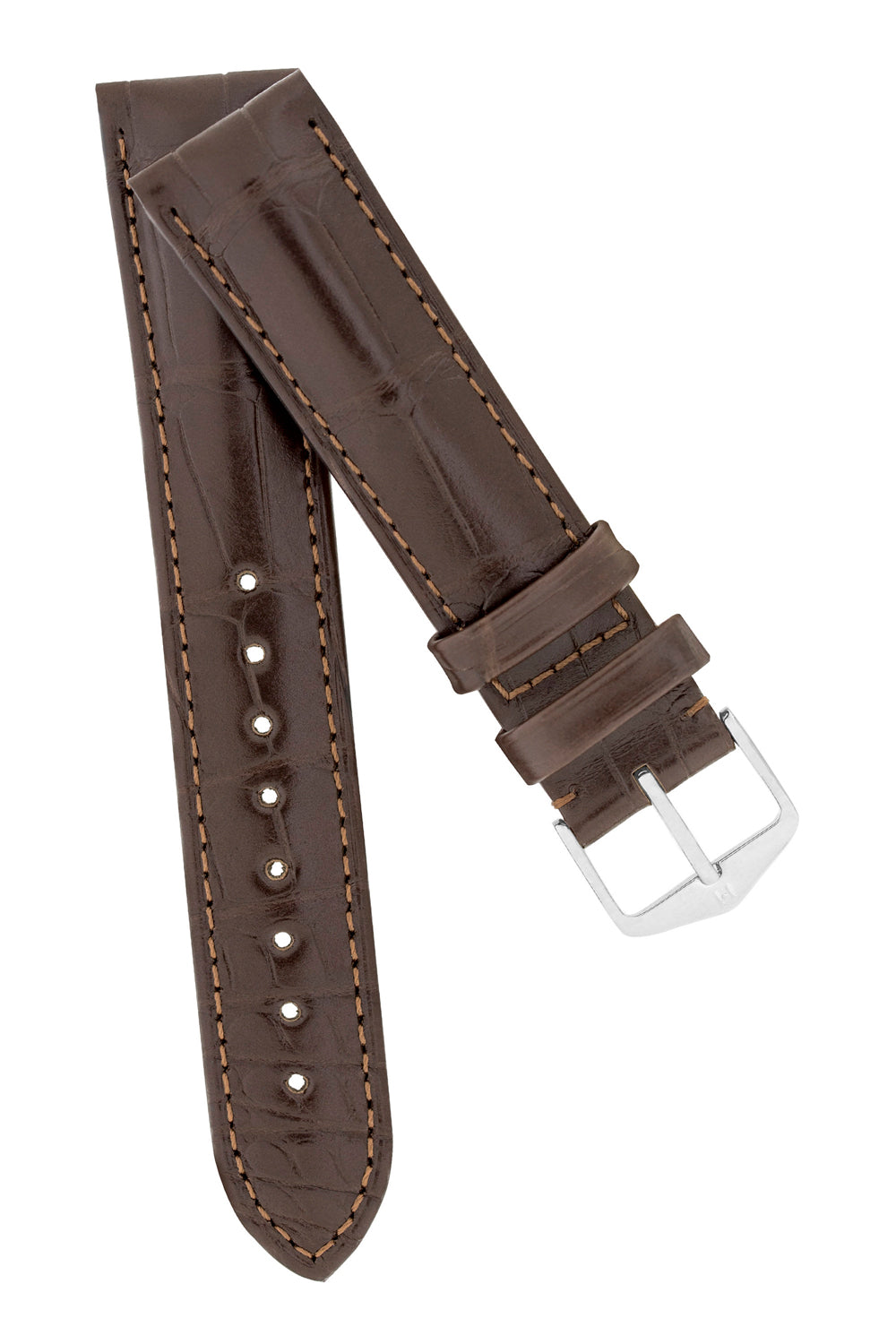 Dark Brown Alligator Watch Strap