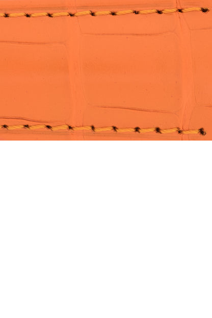 watch strap orange (up-close)