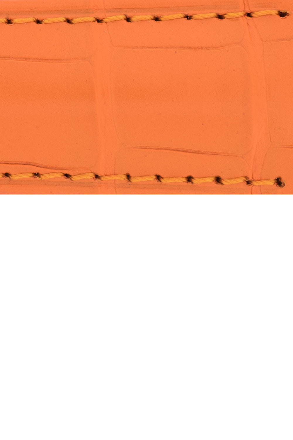 watch strap orange (up-close)
