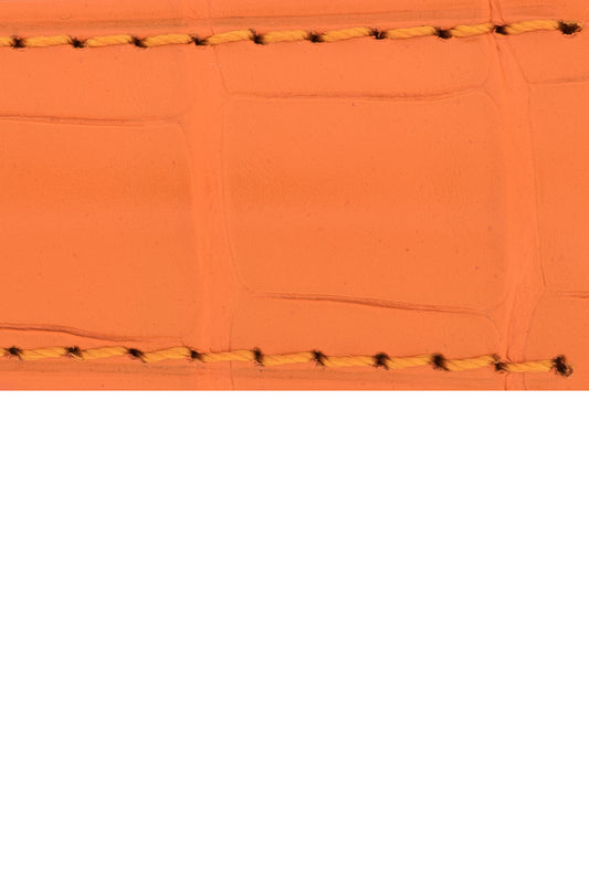 watch strap orange (up-close)