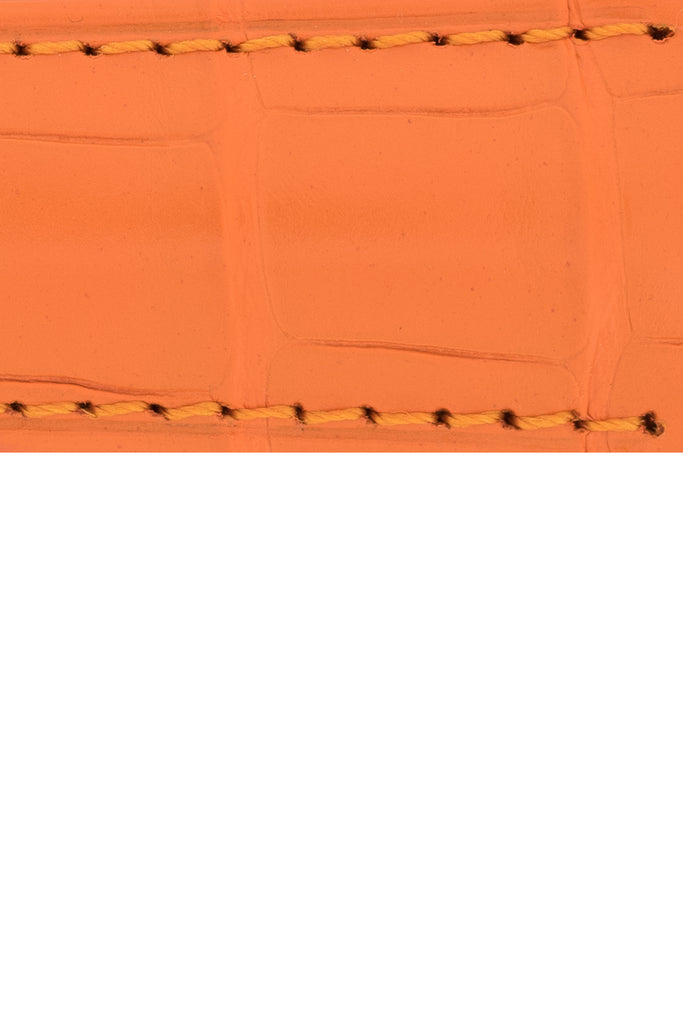 watch strap orange (up-close)