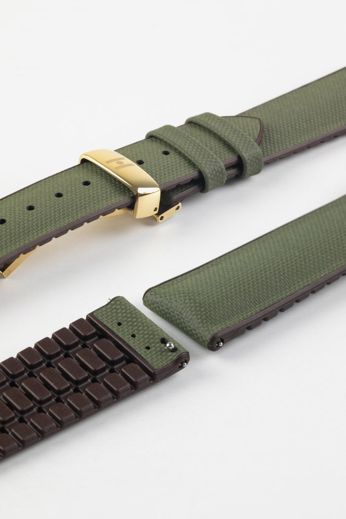 army green watch strap