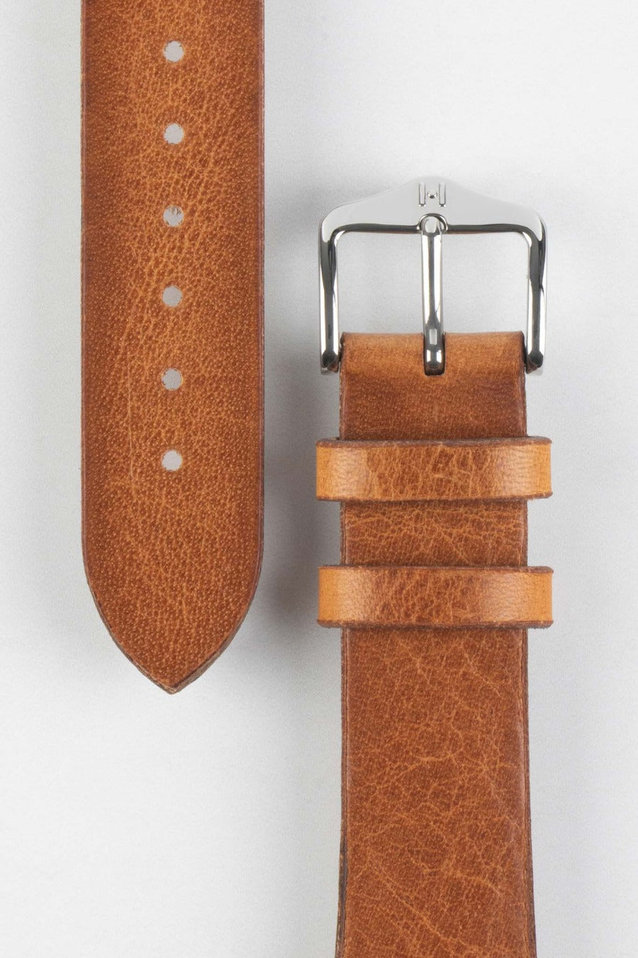 brown vintage leather watch strap