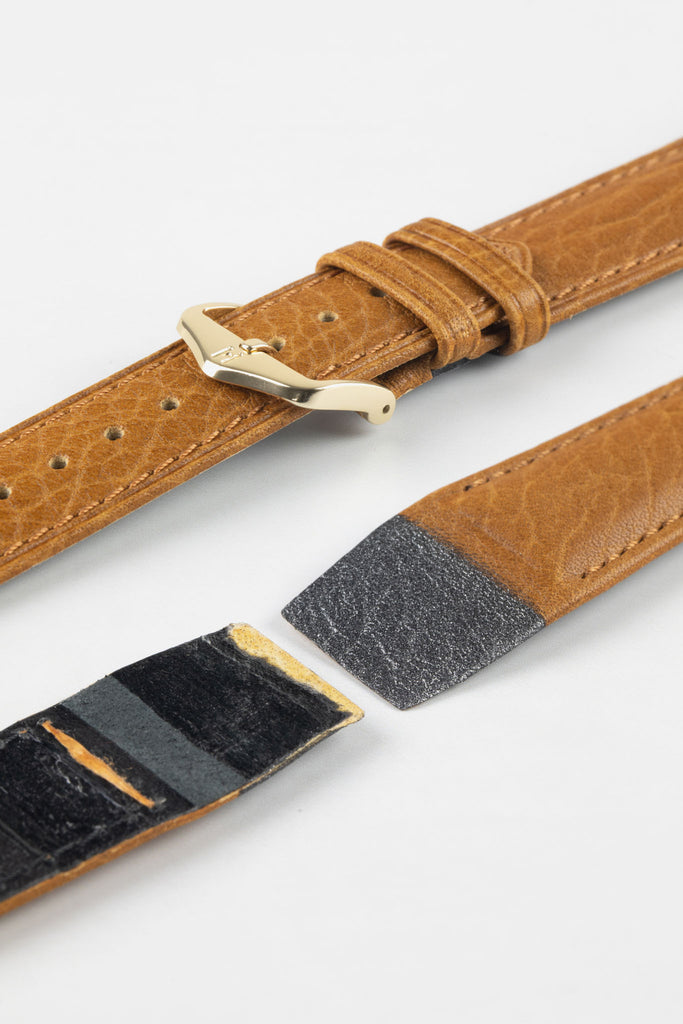 open ended leather watch strap
