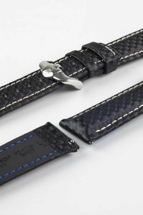 Hirsch Carbon Black strap