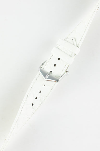 white crocodile watch strap 