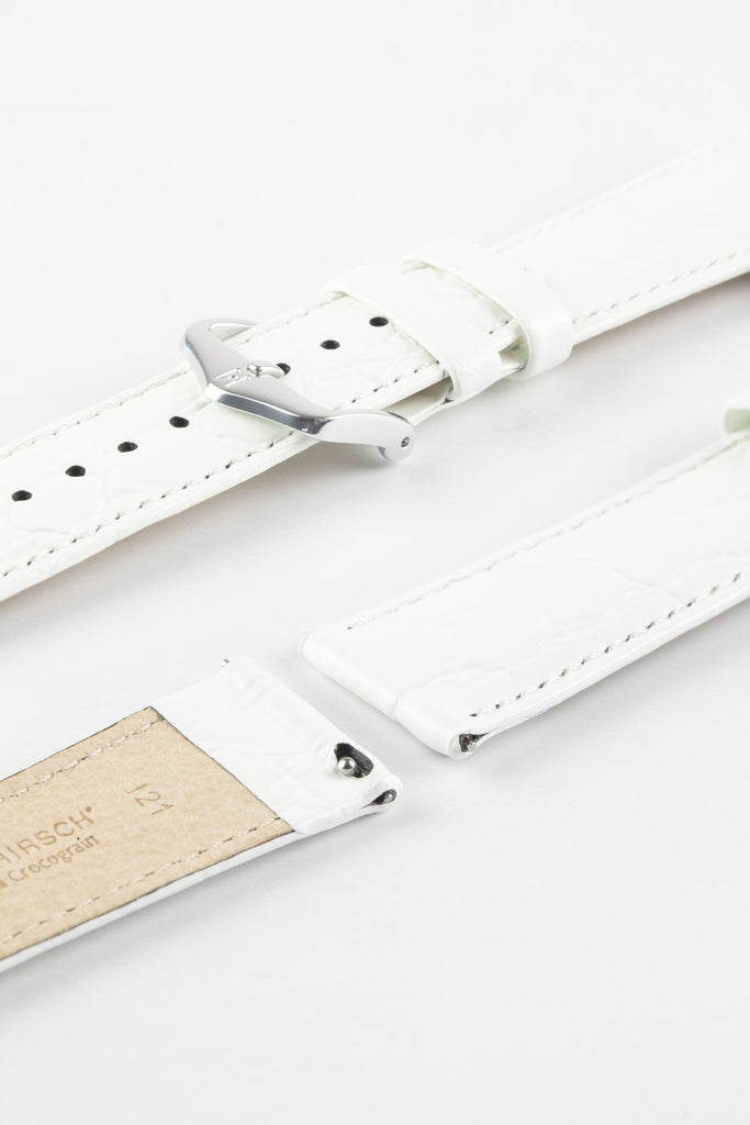 white crocodile watch strap 