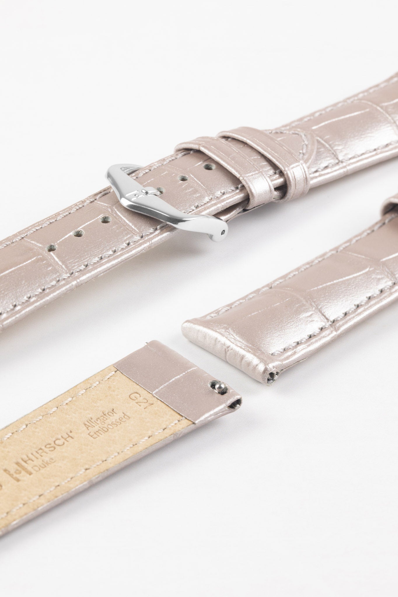 silver watch strap 