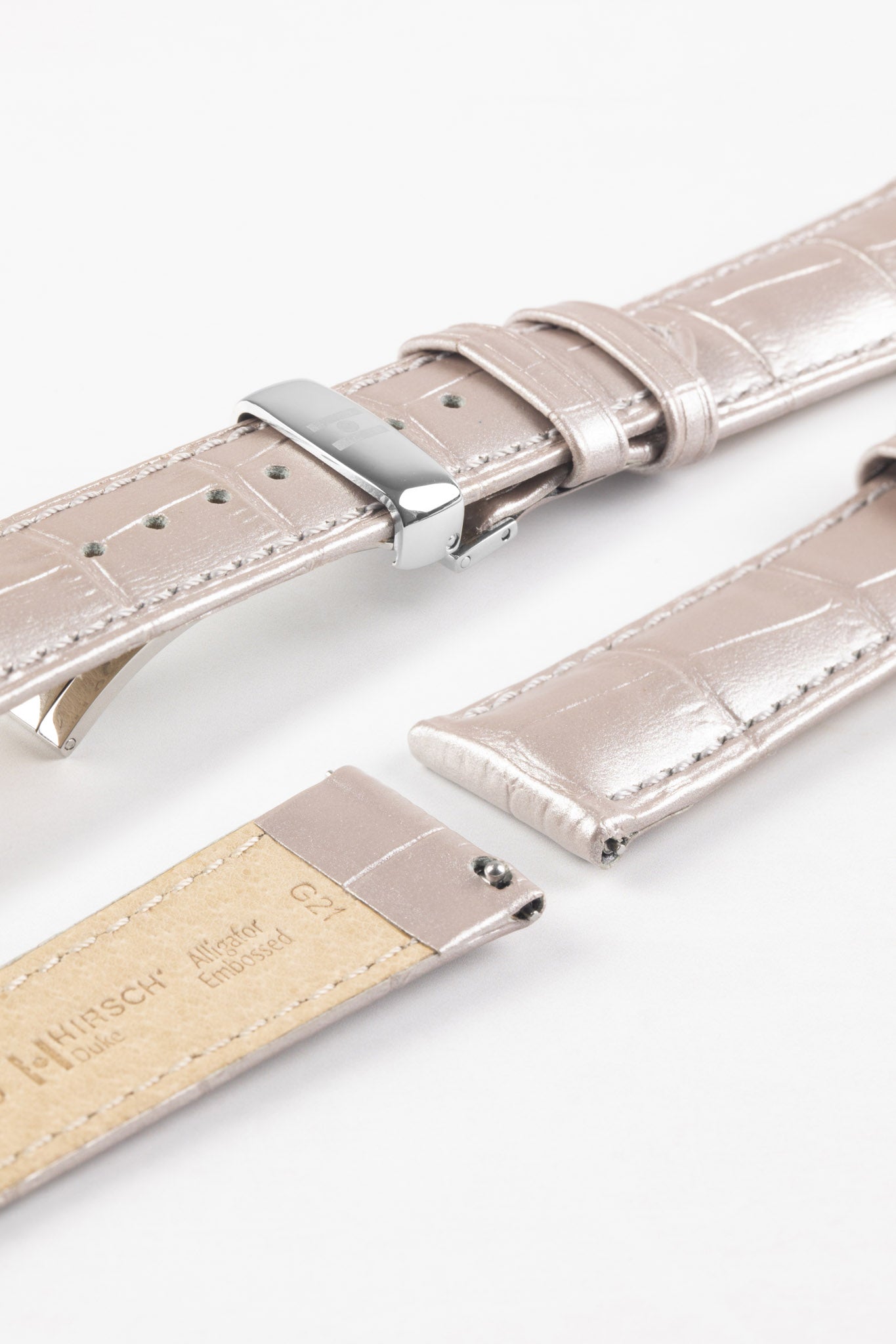silver watch strap 