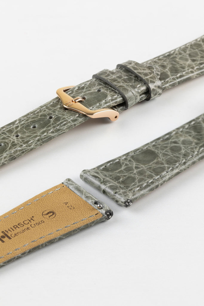real crocodile leather watch strap