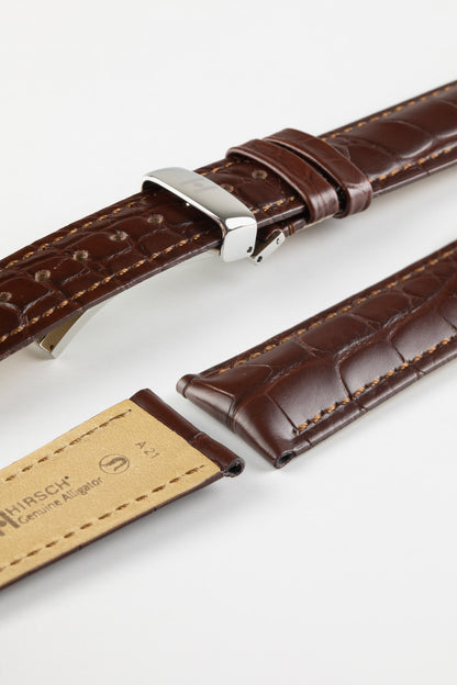 Stitched Leather Watch Strap