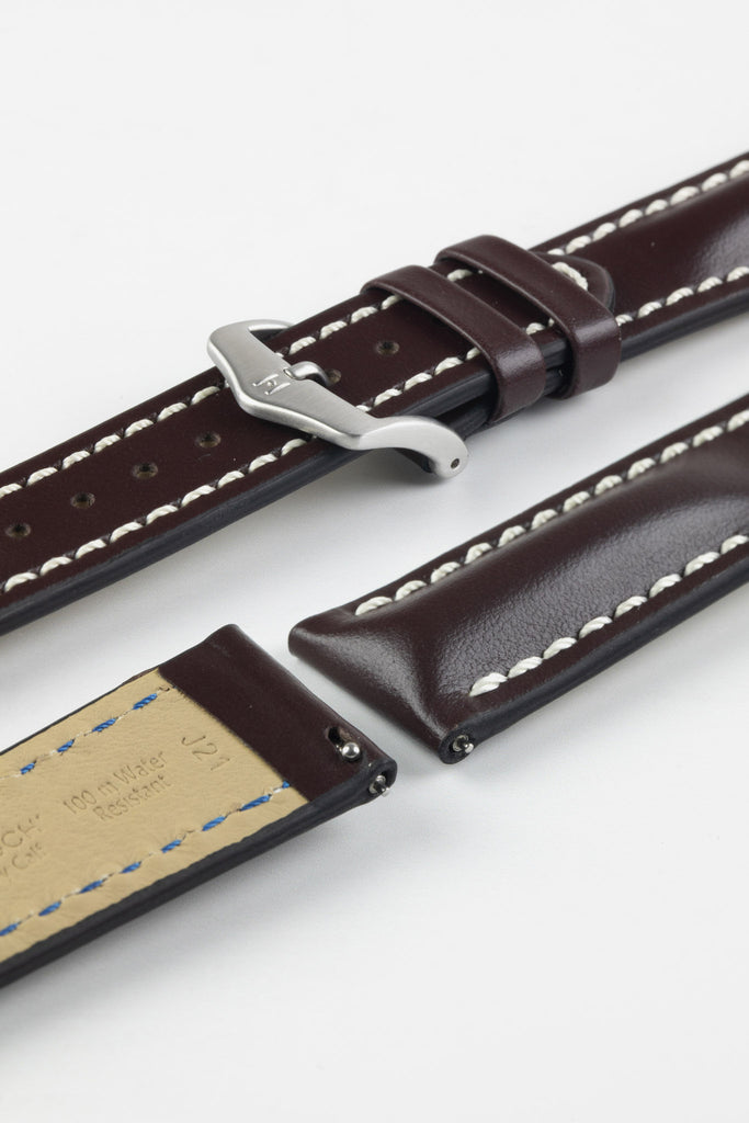 Hirsch Heavy Calf Brown Watch strap 